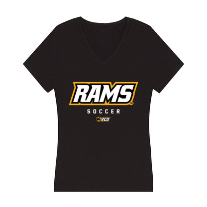 VCU - NCAA Women's Soccer : kendyl sarver - Women's V-Neck T-Shirt-0