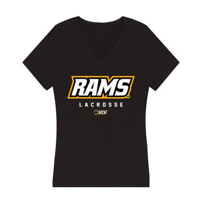 VCU - NCAA Women's Lacrosse : Chloe Weber - Women's V-Neck T-Shirt-0