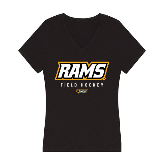 VCU - NCAA Women's Field Hockey : Lotje Aalderink - Women's V-Neck T-Shirt-0