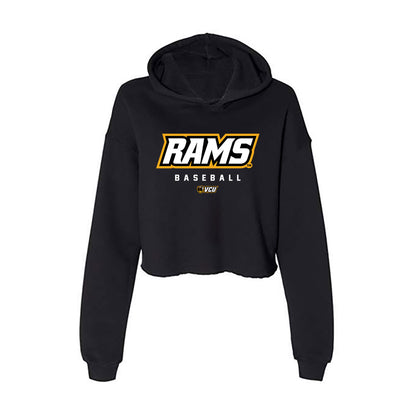 VCU - NCAA Baseball : Dawson Newman - Women's Crop Fleece Hoodie-0