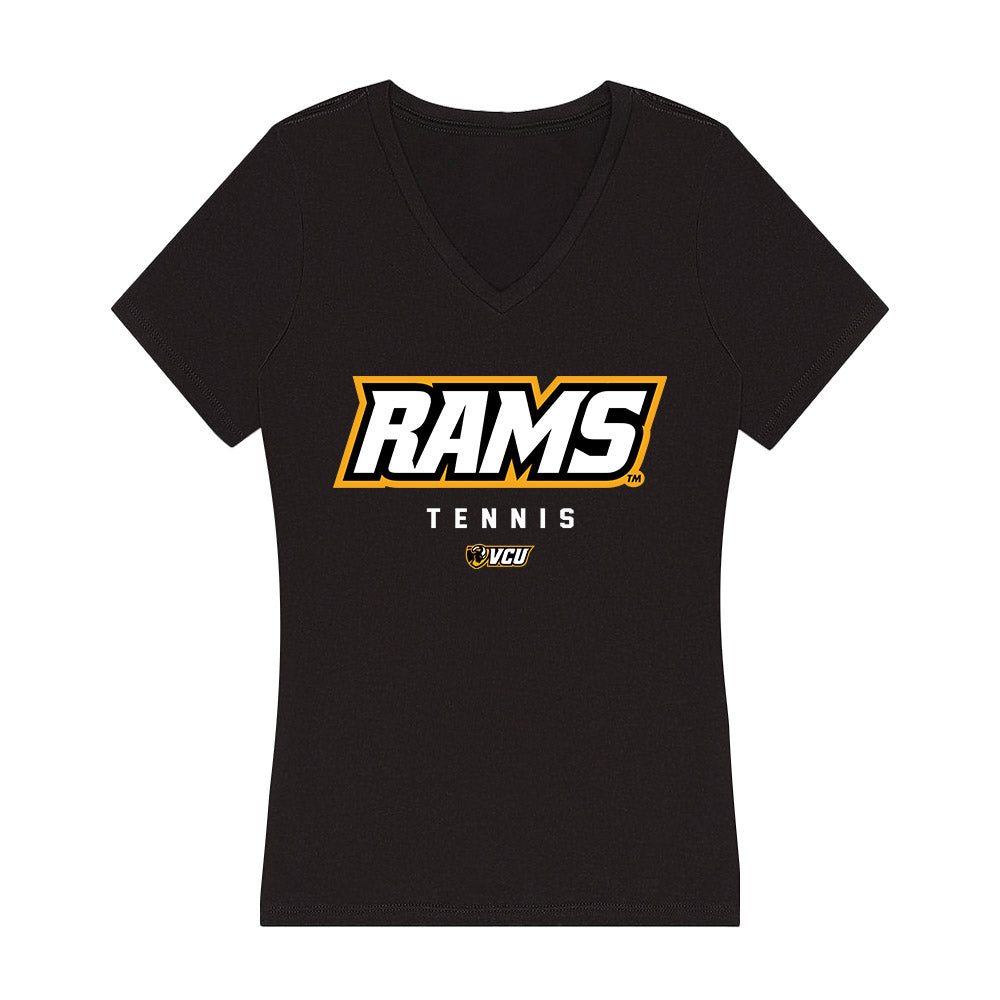 VCU - NCAA Women's Tennis : Viktoria Lackova - Women's V-Neck T-Shirt-0