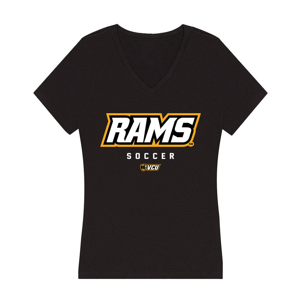 VCU - NCAA Men's Soccer : Nikita Hayes - Women's V-Neck T-Shirt-0
