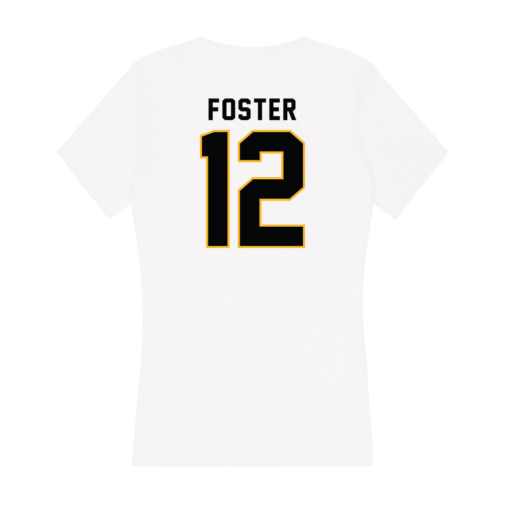 Kennesaw - NCAA Football : Isaac Foster - Women's V-Neck T-Shirt-1