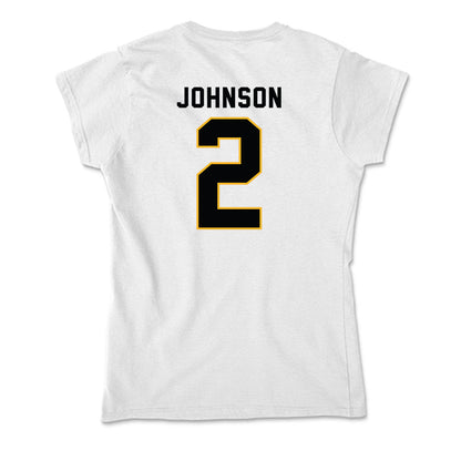 Kennesaw - NCAA Men's Basketball : RJ Johnson - Soft Style Women’s T-Shirt-1