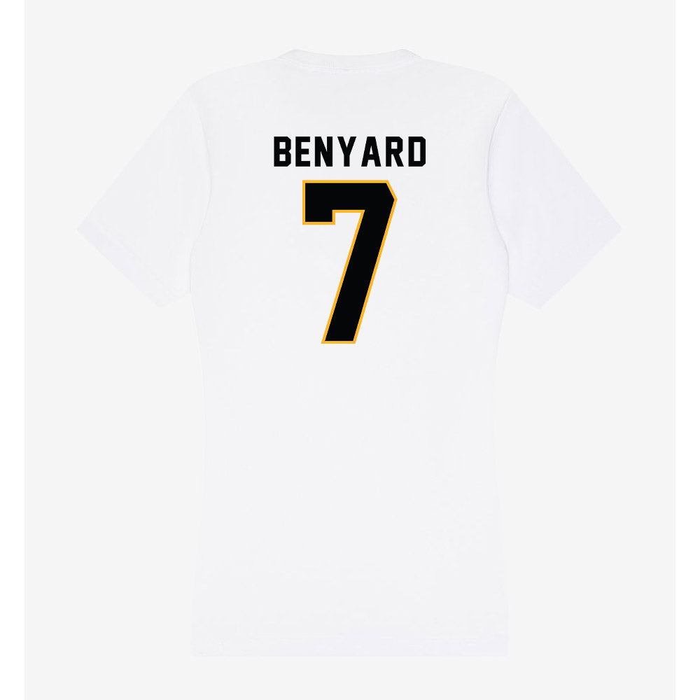 Kennesaw - NCAA Football : Garland Benyard - Women's V-Neck T-Shirt-1