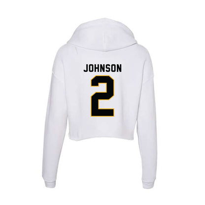 Kennesaw - NCAA Men's Basketball : RJ Johnson - Women's Crop Fleece Hoodie-1