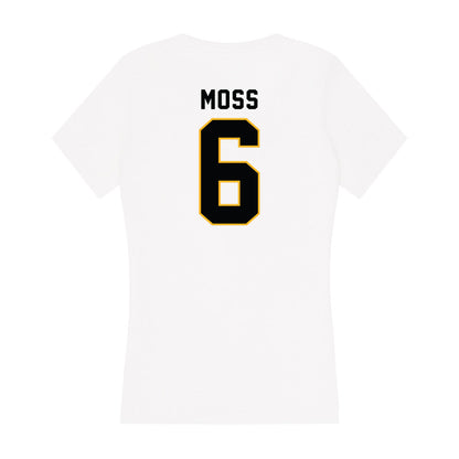 Kennesaw - NCAA Football : Christian Moss - Women's V-Neck T-Shirt-1