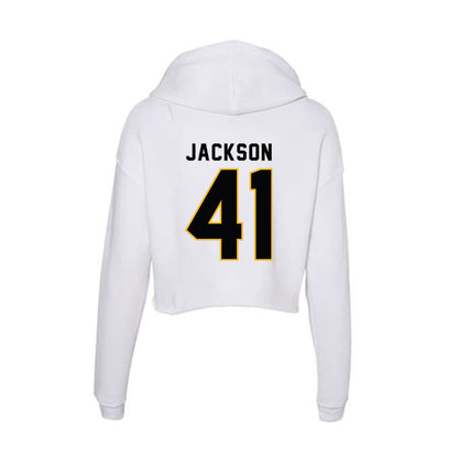 Kennesaw - NCAA Football : Byron Jackson - Women's Crop Fleece Hoodie-1