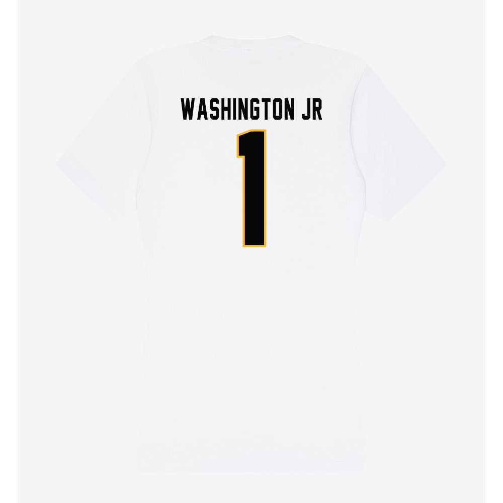 Kennesaw - NCAA Football : JeRico Washington Jr - Women's V-Neck T-Shirt-1
