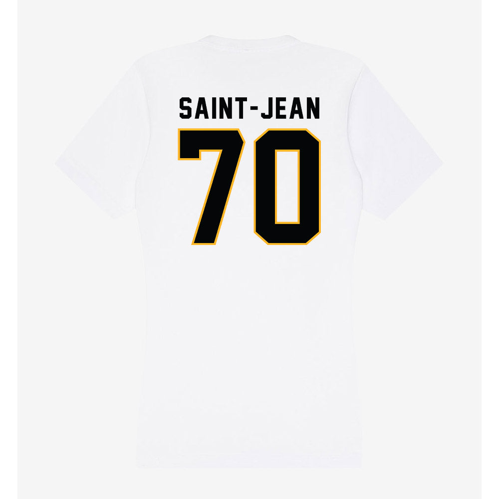 Kennesaw - NCAA Football : Chrisdasson Saint-Jean - Women's V-Neck T-Shirt-1