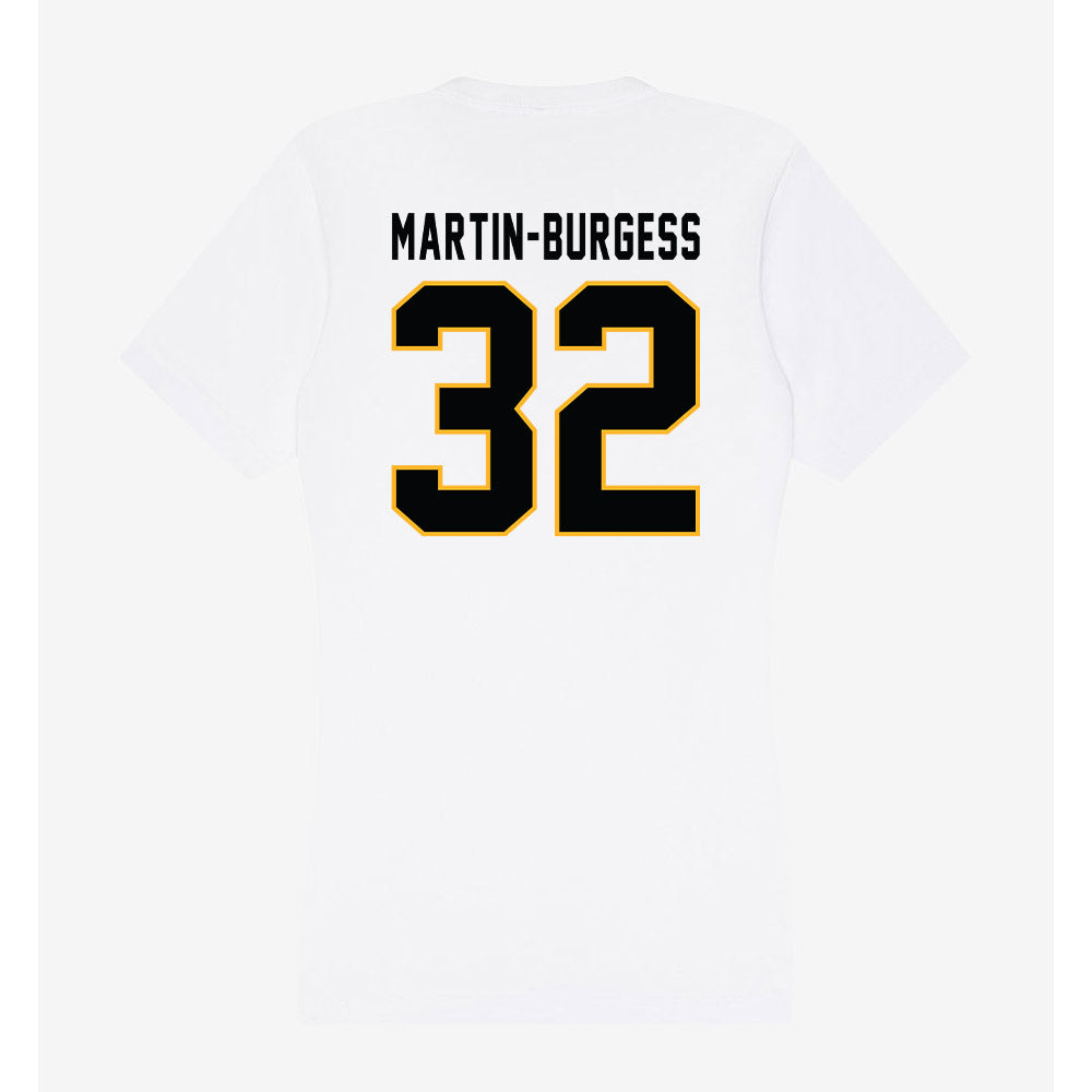 Kennesaw - NCAA Football : Jaden Martin-Burgess - Women's V-Neck T-Shirt-1