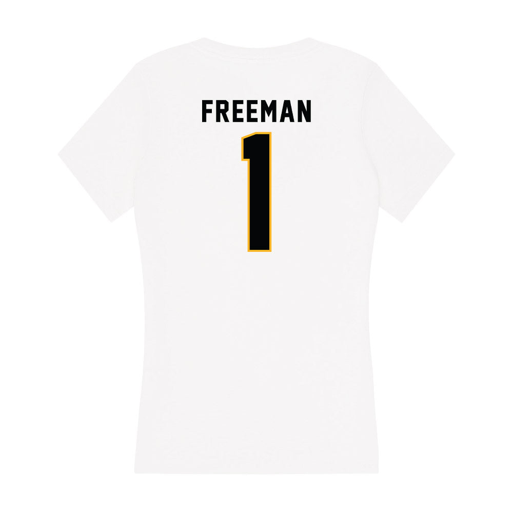 Kennesaw - NCAA Women's Volleyball : Leah Freeman - Women's V-Neck T-Shirt-1