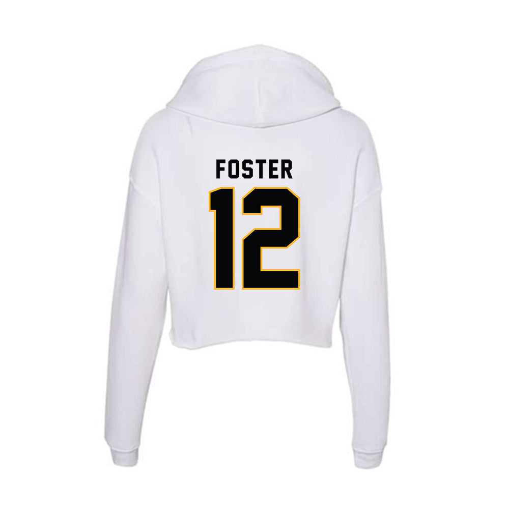 Kennesaw - NCAA Football : Isaac Foster - Women's Crop Fleece Hoodie-1