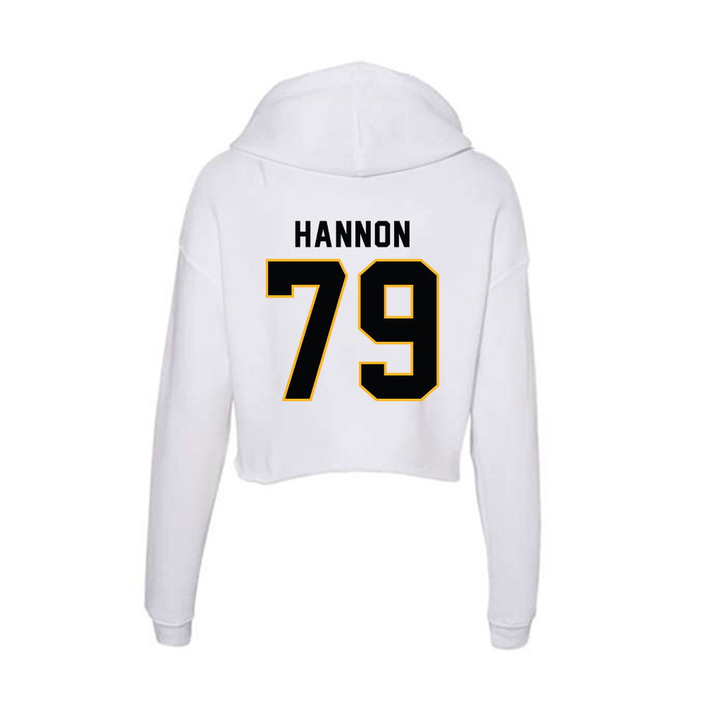 Kennesaw - NCAA Football : Dylan Hannon - Women's Crop Fleece Hoodie-1