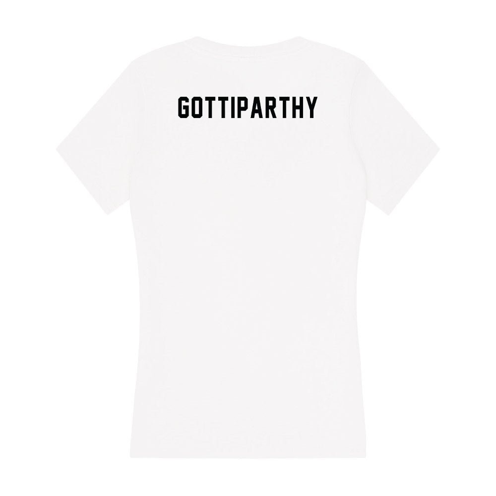 Kennesaw - NCAA Women's Tennis : Amulika Gottiparthy - Women's V-Neck T-Shirt-1