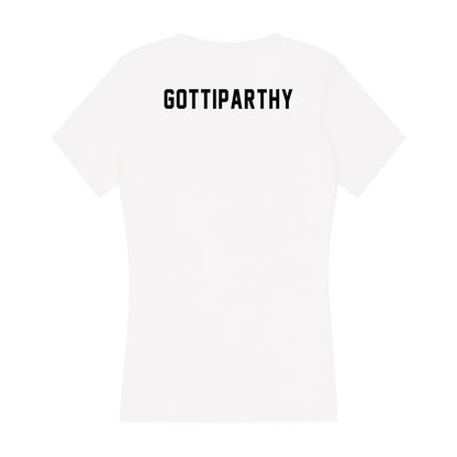 Kennesaw - NCAA Women's Tennis : Amulika Gottiparthy - Women's V-Neck T-Shirt-1