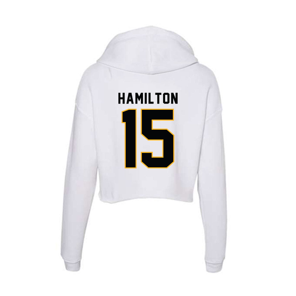 Kennesaw - NCAA Football : Five Hamilton - Women's Crop Fleece Hoodie-1