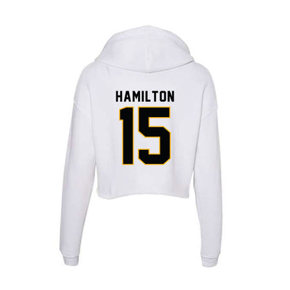 Kennesaw - NCAA Football : Five Hamilton - Women's Crop Fleece Hoodie-1