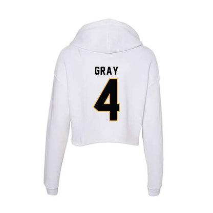 Kennesaw - NCAA Football : Braylon Gray - Women's Crop Fleece Hoodie-1