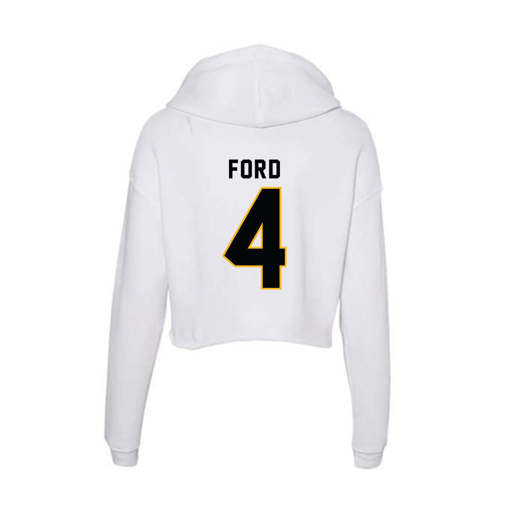 Kennesaw - NCAA Football : Alexander Ford - Women's Crop Fleece Hoodie-1
