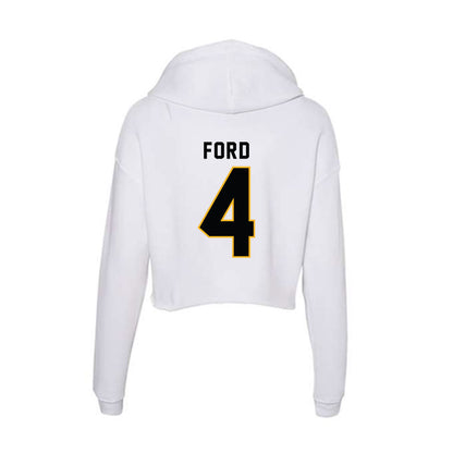Kennesaw - NCAA Football : Alexander Ford - Women's Crop Fleece Hoodie-1