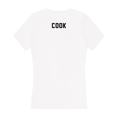 Kennesaw - NCAA Men's Golf : Shaun Cook - Women's V-Neck T-Shirt-1