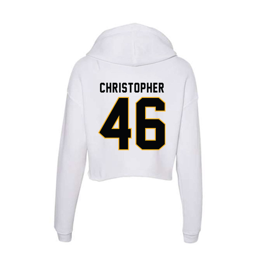 Kennesaw - NCAA Football : Tywon Christopher - Women's Crop Fleece Hoodie-1