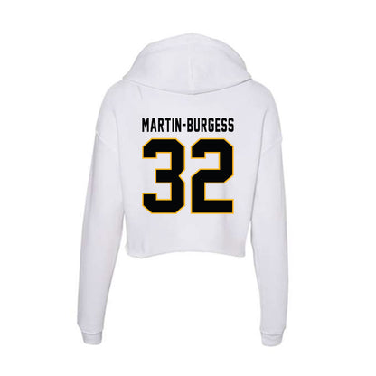Kennesaw - NCAA Football : Jaden Martin-Burgess - Women's Crop Fleece Hoodie-1