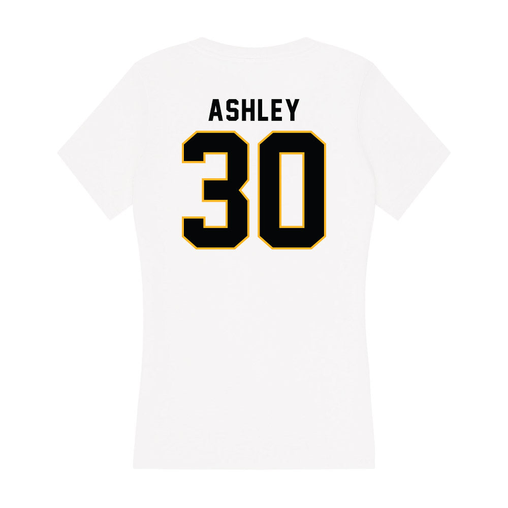 Kennesaw - NCAA Football : Qua Ashley Ashley - Women's V-Neck T-Shirt-1