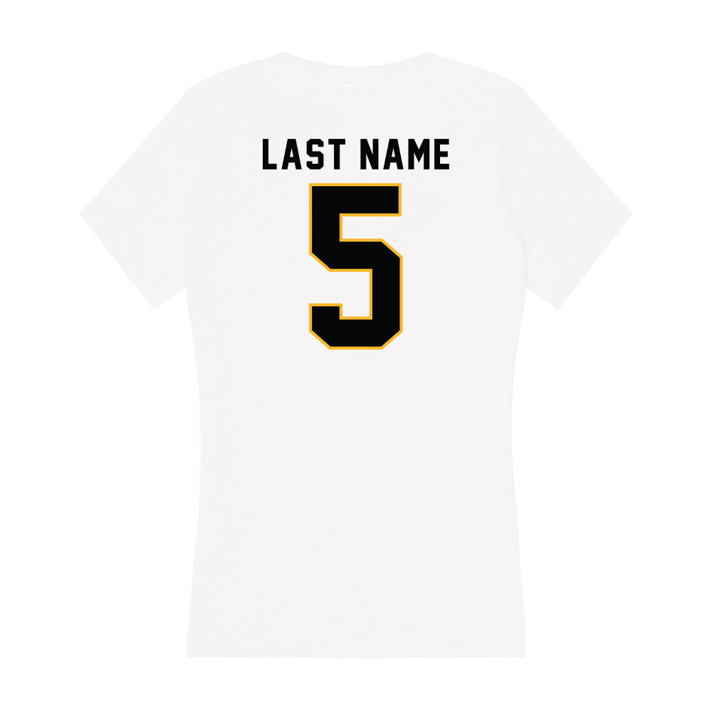 Kennesaw - NCAA Men's Basketball : Simeon Cottle - Women's V-Neck T-Shirt-1