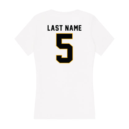 Kennesaw - NCAA Men's Basketball : Simeon Cottle - Women's V-Neck T-Shirt-1