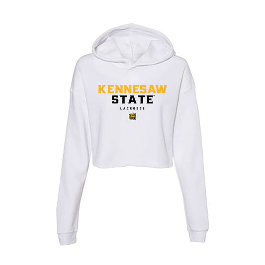 Kennesaw - NCAA Women's Lacrosse : Jordyn Olivo - Women's Crop Fleece Hoodie-0