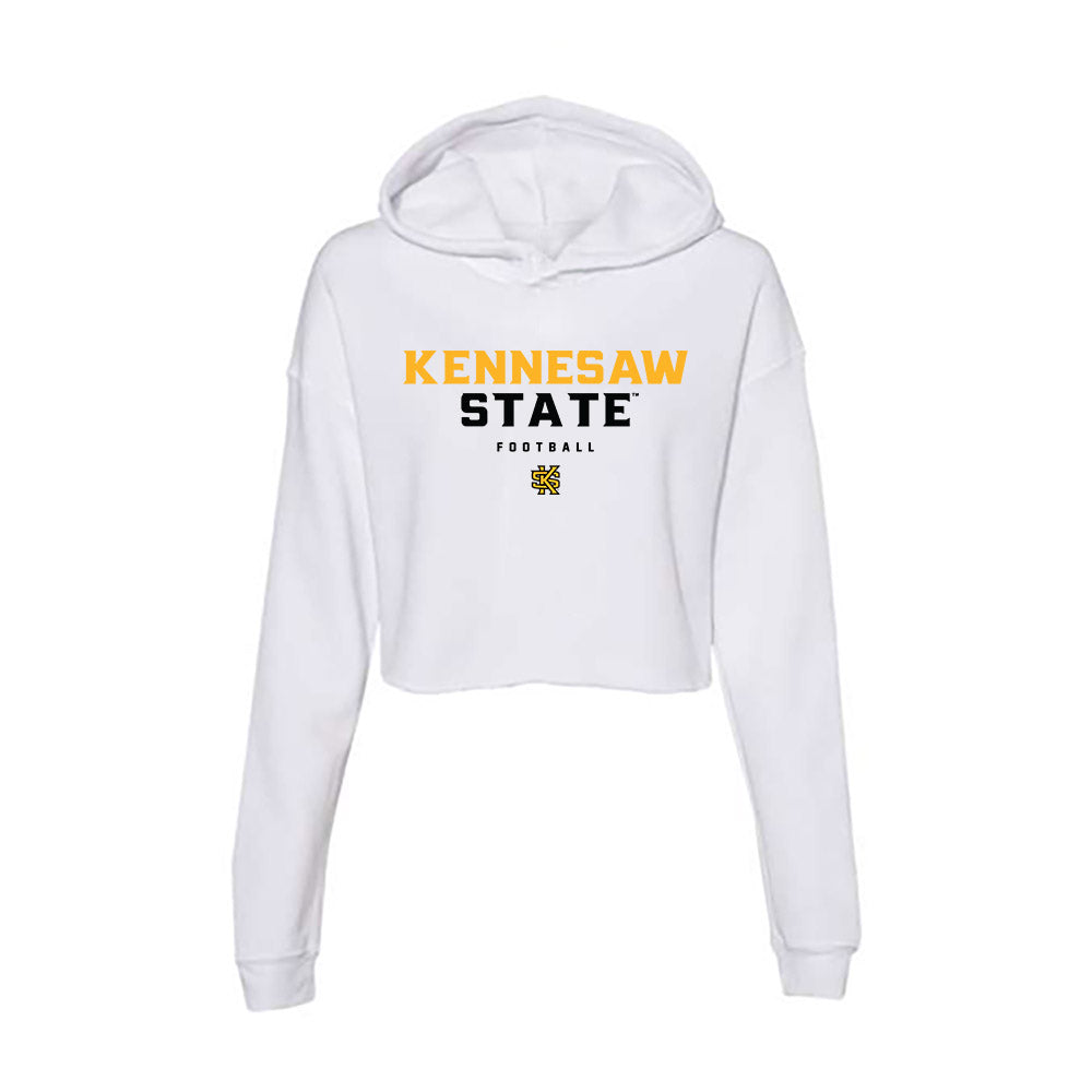 Kennesaw - NCAA Football : Kayden Miller - Women's Crop Fleece Hoodie-0