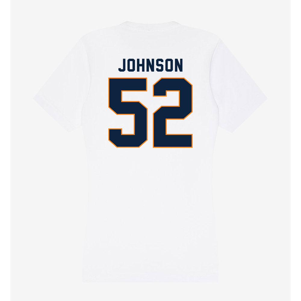 UT Martin - NCAA Football : Xavier Johnson - Women's V-Neck T-Shirt-1