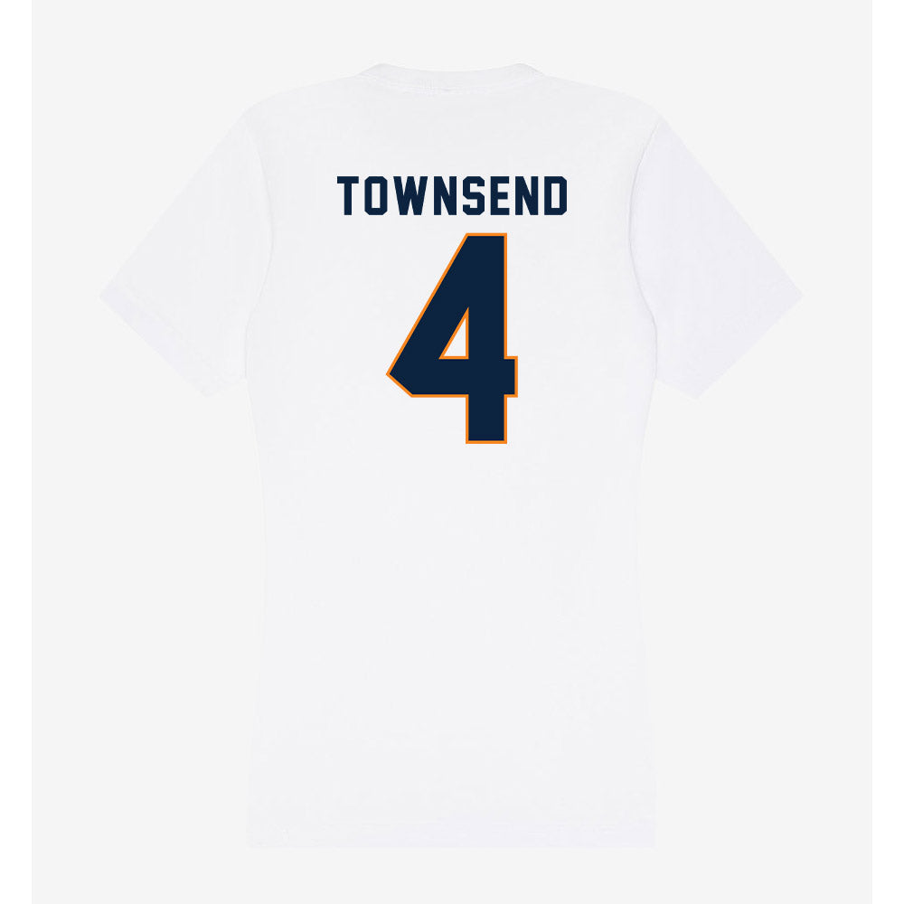 UT Martin - NCAA Baseball : Arderrius Townsend - Women's V-Neck T-Shirt-1