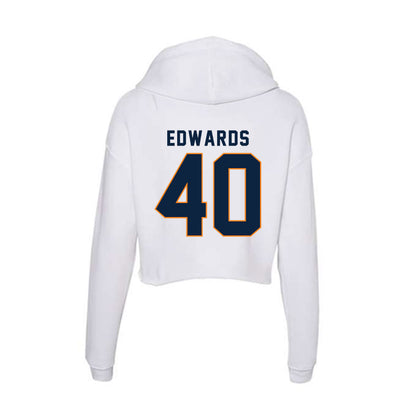 UT Martin - NCAA Baseball : Rett Edwards - Women's Crop Fleece Hoodie-1