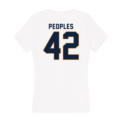 UT Martin - NCAA Football : Colton Peoples - Women's V-Neck T-Shirt-1