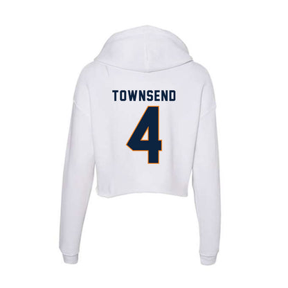 UT Martin - NCAA Baseball : Arderrius Townsend - Women's Crop Fleece Hoodie-1