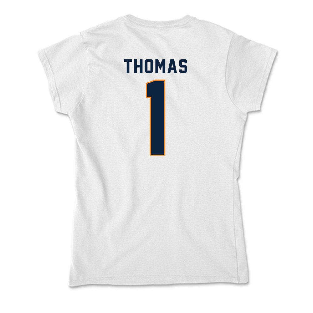 UT Martin - NCAA Men's Track & Field : Caleb Thomas - Soft Style Women’s T-Shirt-1