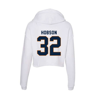 UT Martin - NCAA Baseball : JHenry Hobson - Women's Crop Fleece Hoodie-1