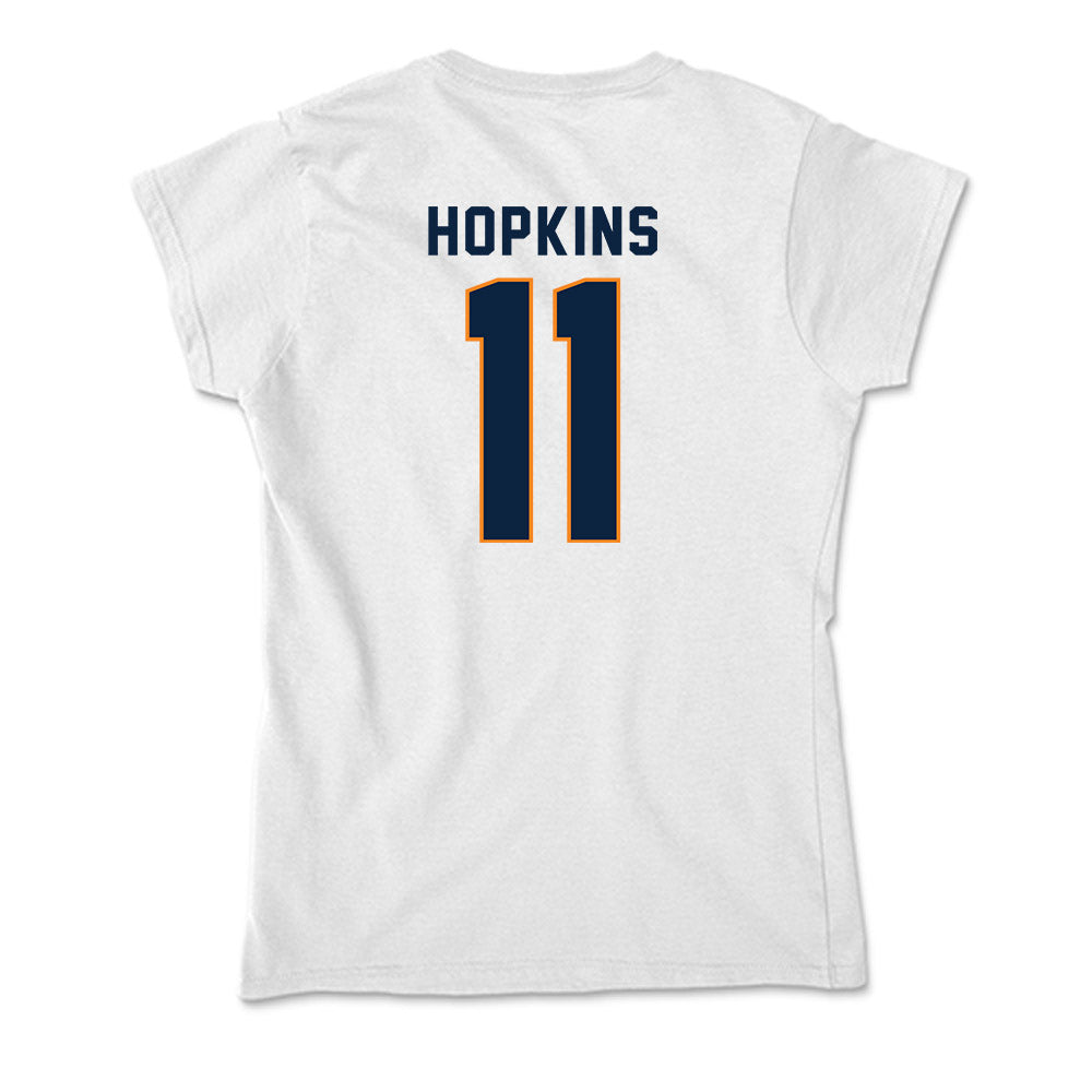 UT Martin - NCAA Men's Basketball : AJ Hopkins - Soft Style Women’s T-Shirt-1