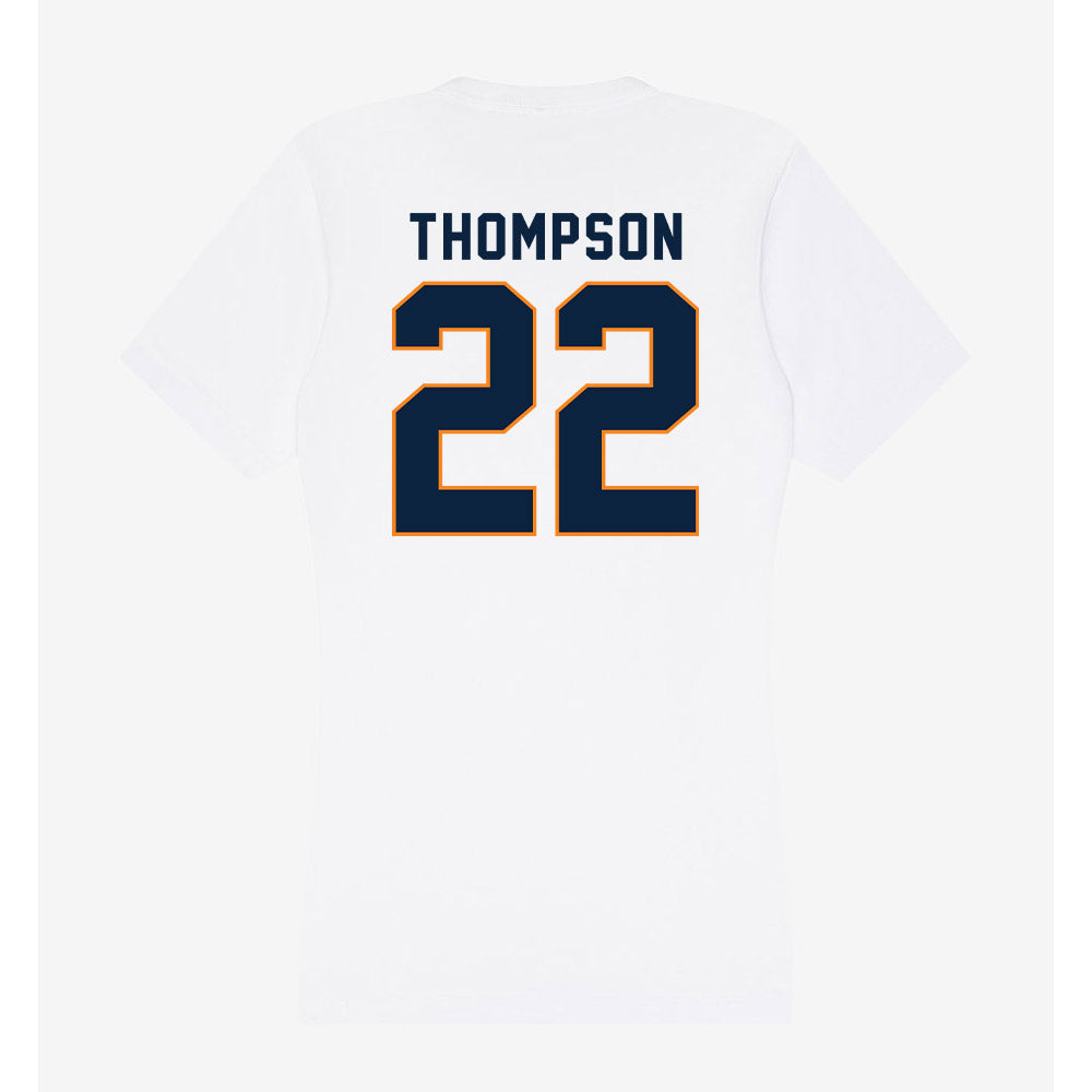 UT Martin - NCAA Women's Soccer : Kylee Thompson - Women's V-Neck T-Shirt-1