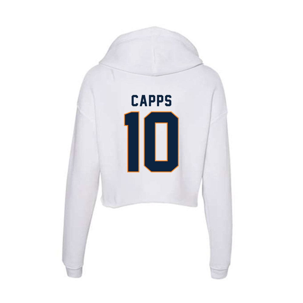 UT Martin - NCAA Baseball : Brody Capps - Women's Crop Fleece Hoodie-1