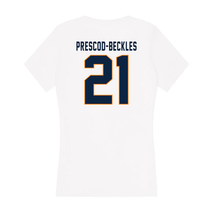 UT Martin - NCAA Women's Soccer : Nyeemah Prescod-Beckles - Women's V-Neck T-Shirt-1