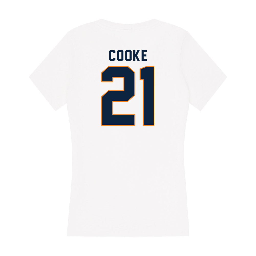 UT Martin - NCAA Baseball : Jackson Cooke - Women's V-Neck T-Shirt-1