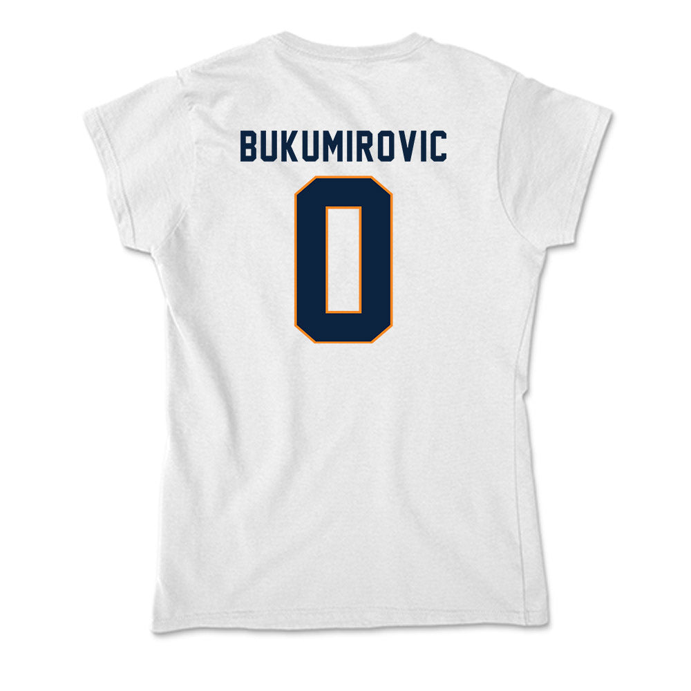UT Martin - NCAA Men's Basketball : Andrija Bukumirovic - Soft Style Women’s T-Shirt-1