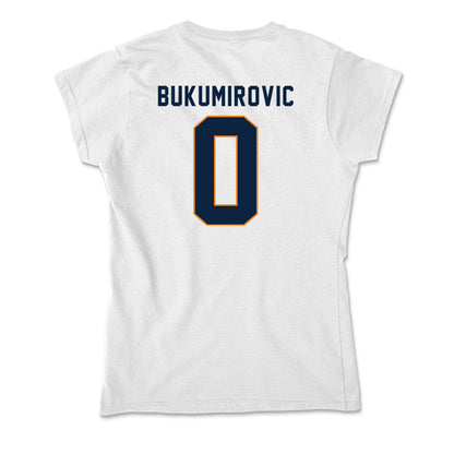 UT Martin - NCAA Men's Basketball : Andrija Bukumirovic - Soft Style Women’s T-Shirt-1