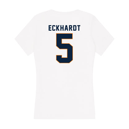 UT Martin - NCAA Beach Volleyball : Sydney Eckhardt - Women's V-Neck T-Shirt-1