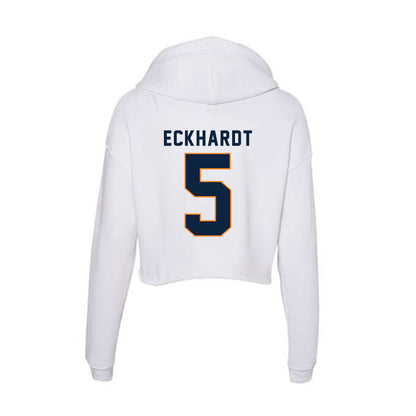 UT Martin - NCAA Beach Volleyball : Sydney Eckhardt - Women's Crop Fleece Hoodie-1