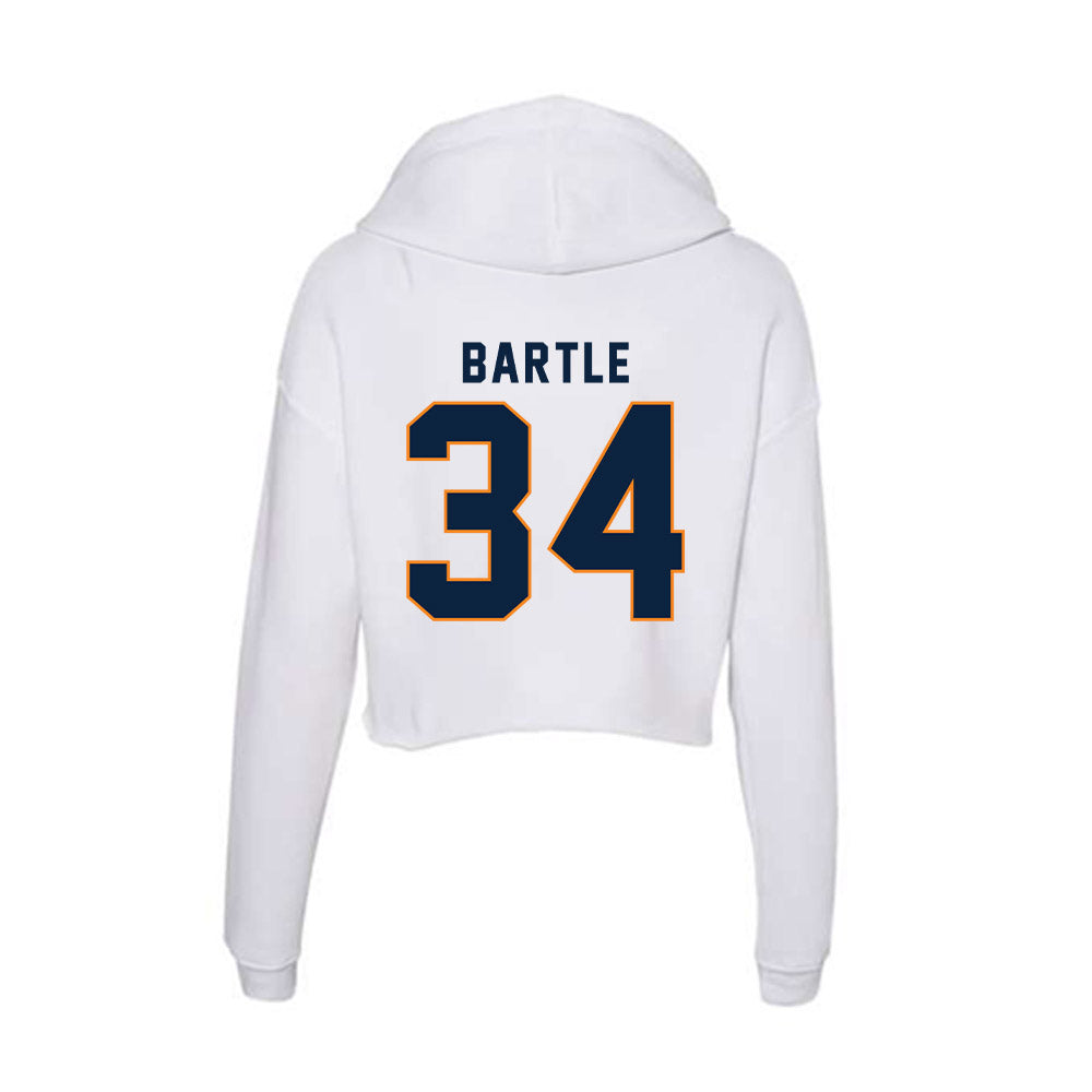 UT Martin - NCAA Baseball : Jeb Bartle - Women's Crop Fleece Hoodie-1